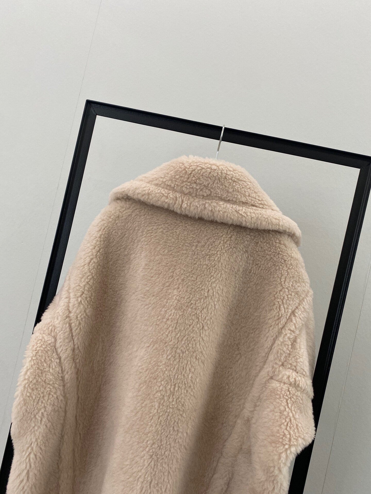 M House Teddy Coat Loose Fit Oversized Coat Honey