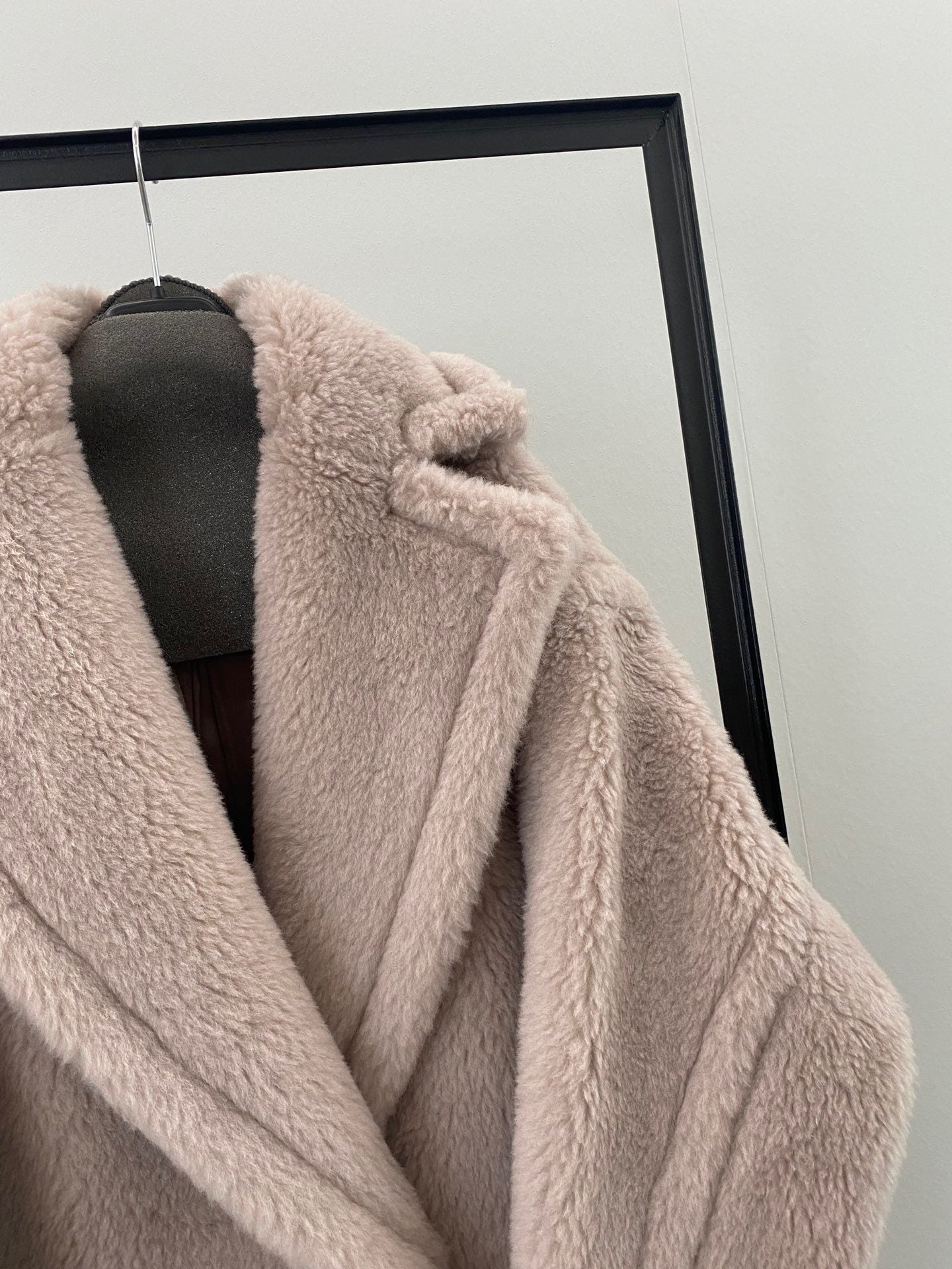 M House Teddy Coat Loose Fit Oversized Coat Milk Tea