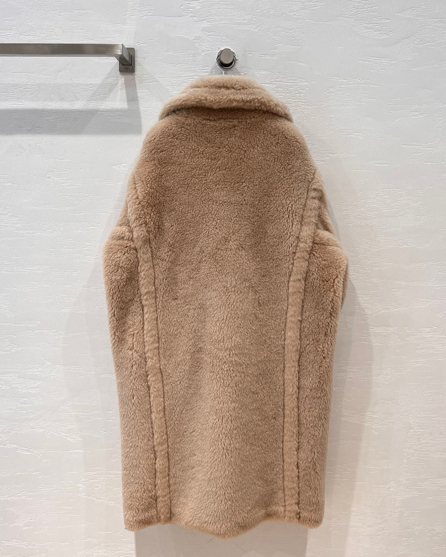 Wool Shearling Teddy Long Coat Loose fit oversized coat