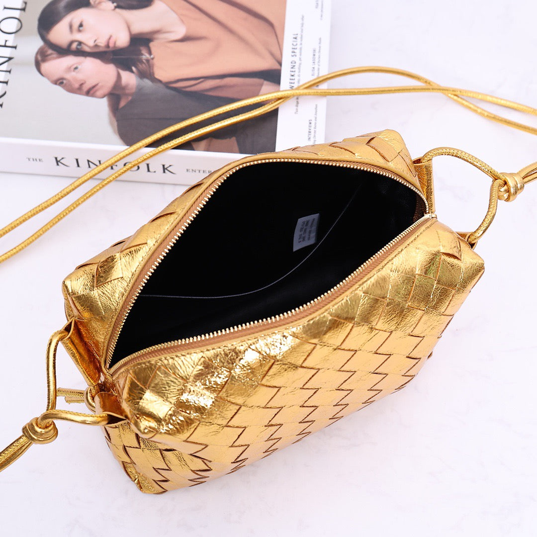 Small Loop Camera Bag #8810A Metallic Gold