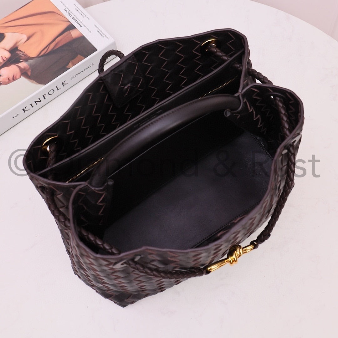 Medium Andiamo Bag #2261-1 Dark Chocolate