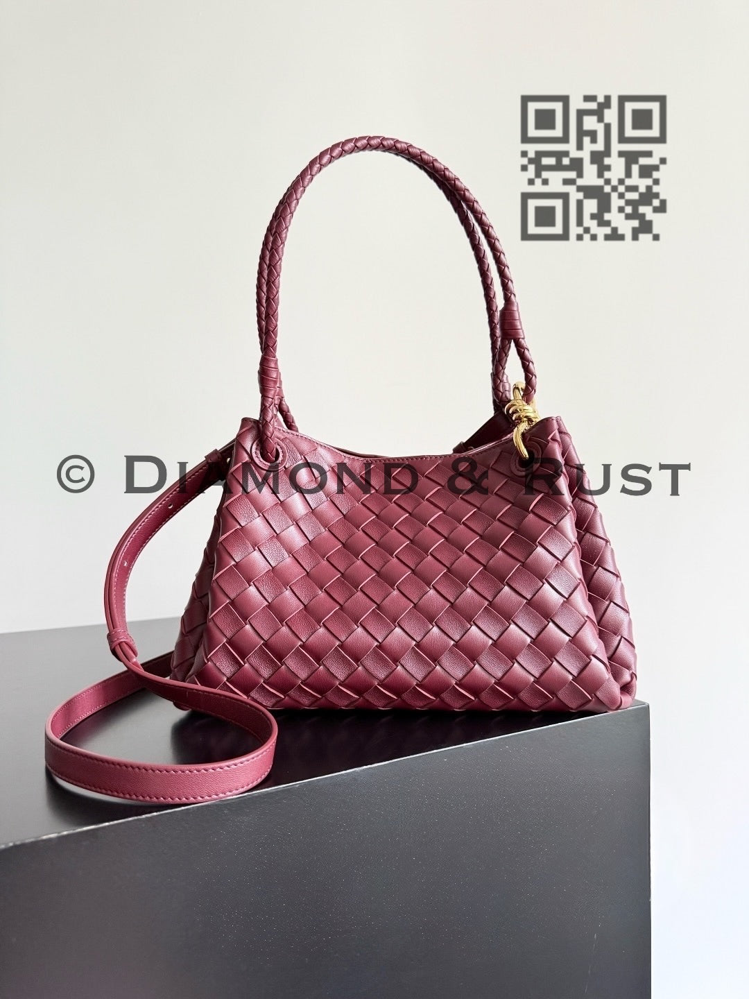 Small Parachute Chain Bag #9916 Cinnabar
