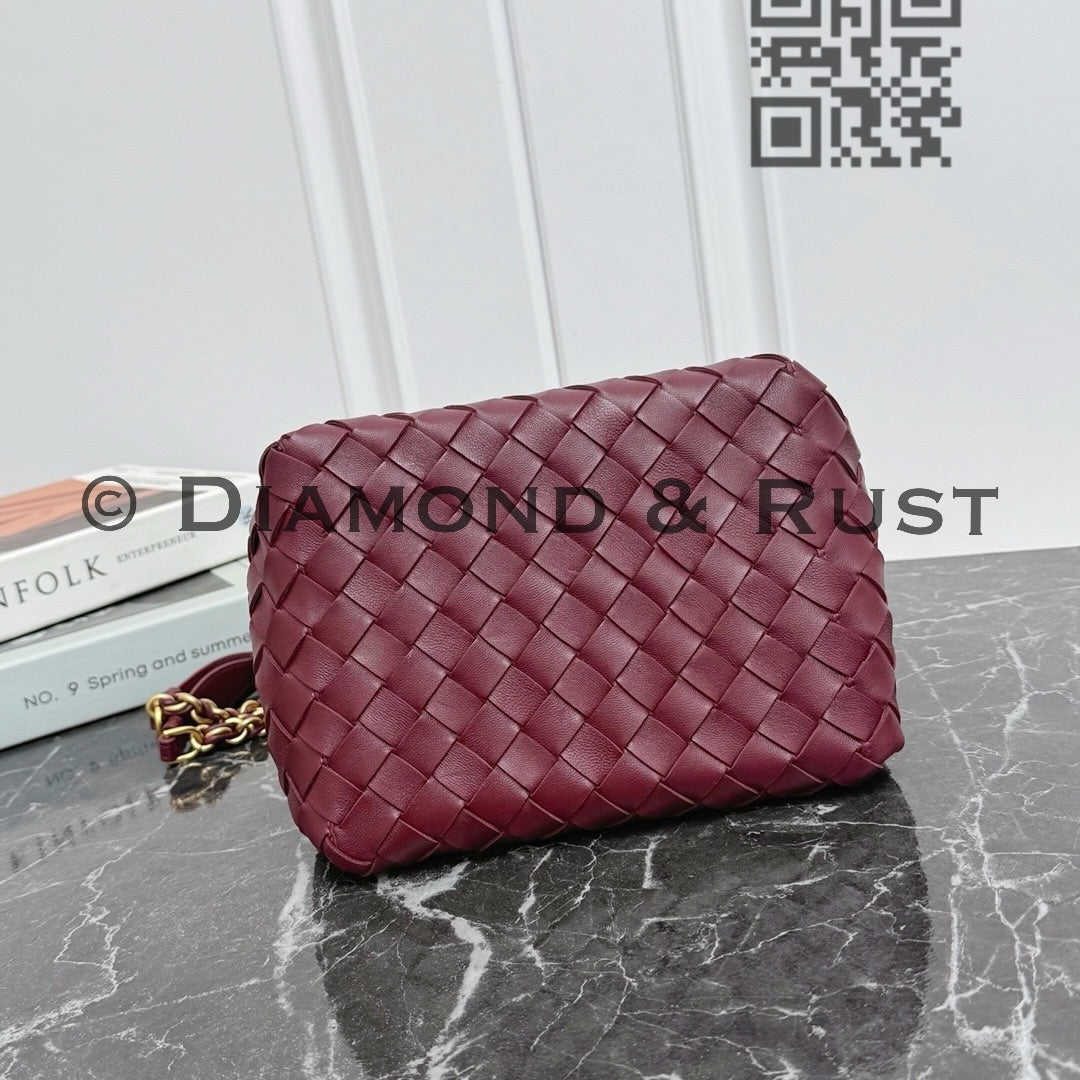 Small Parachute Chain Bag #2279 Wine
