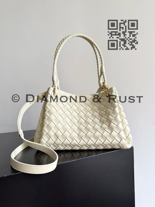 Small Parachute Chain Bag #9916 White