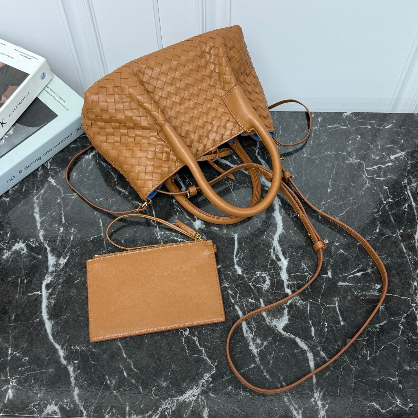 Small Pinacoteca Tote Bag #2281 Amber