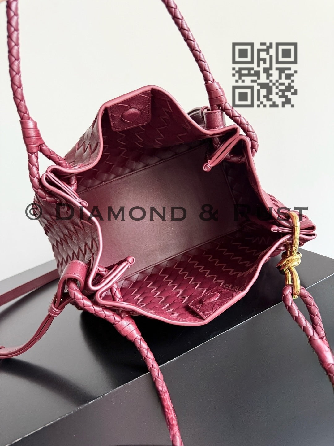 Small Parachute Chain Bag #9916 Cinnabar