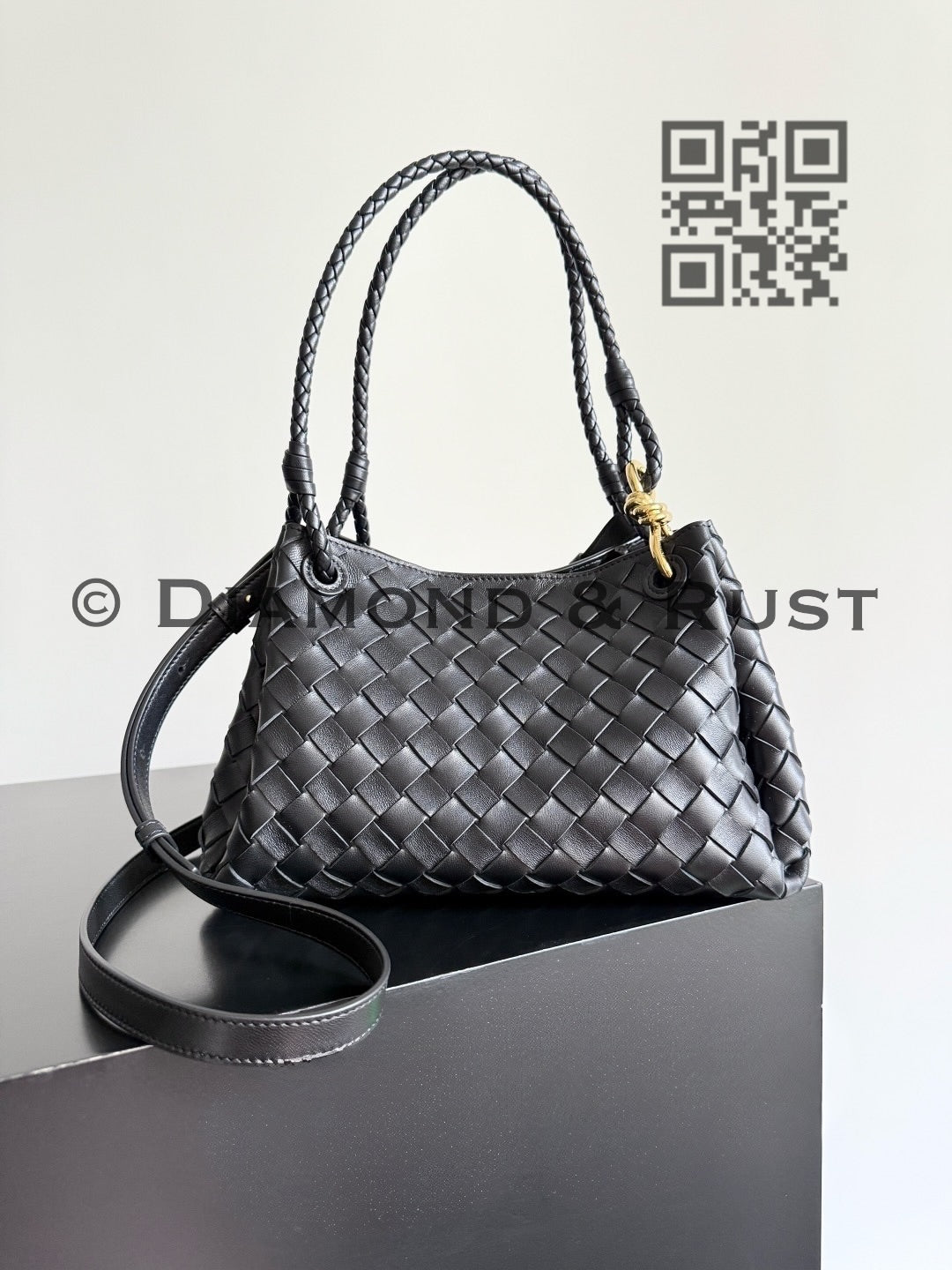 Small Parachute Chain Bag #9916 Black