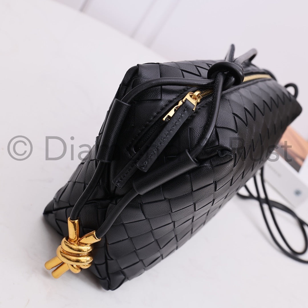 Small Gold Knot Camera Bag #2263-1 Black