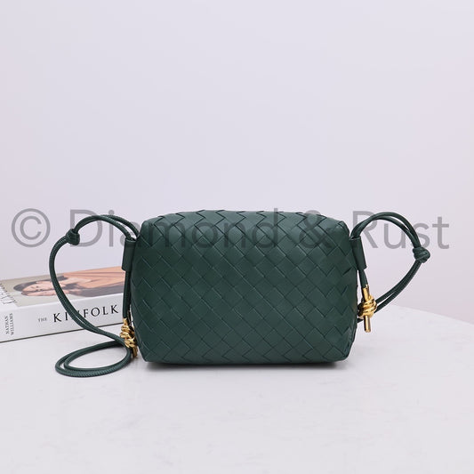 Small Gold Knot Camera Bag #2263-1 Rain Tree Green