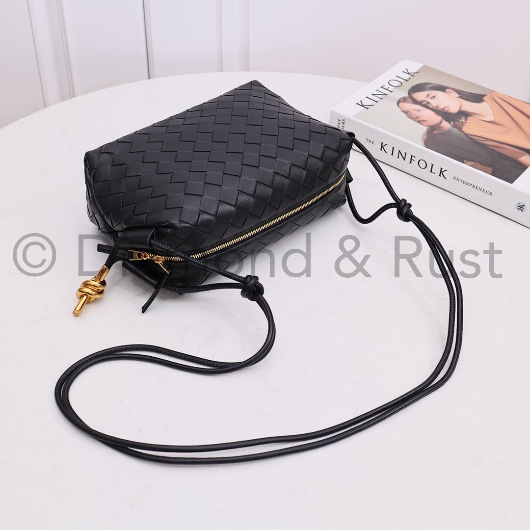 Small Gold Knot Camera Bag #2263-1 Black