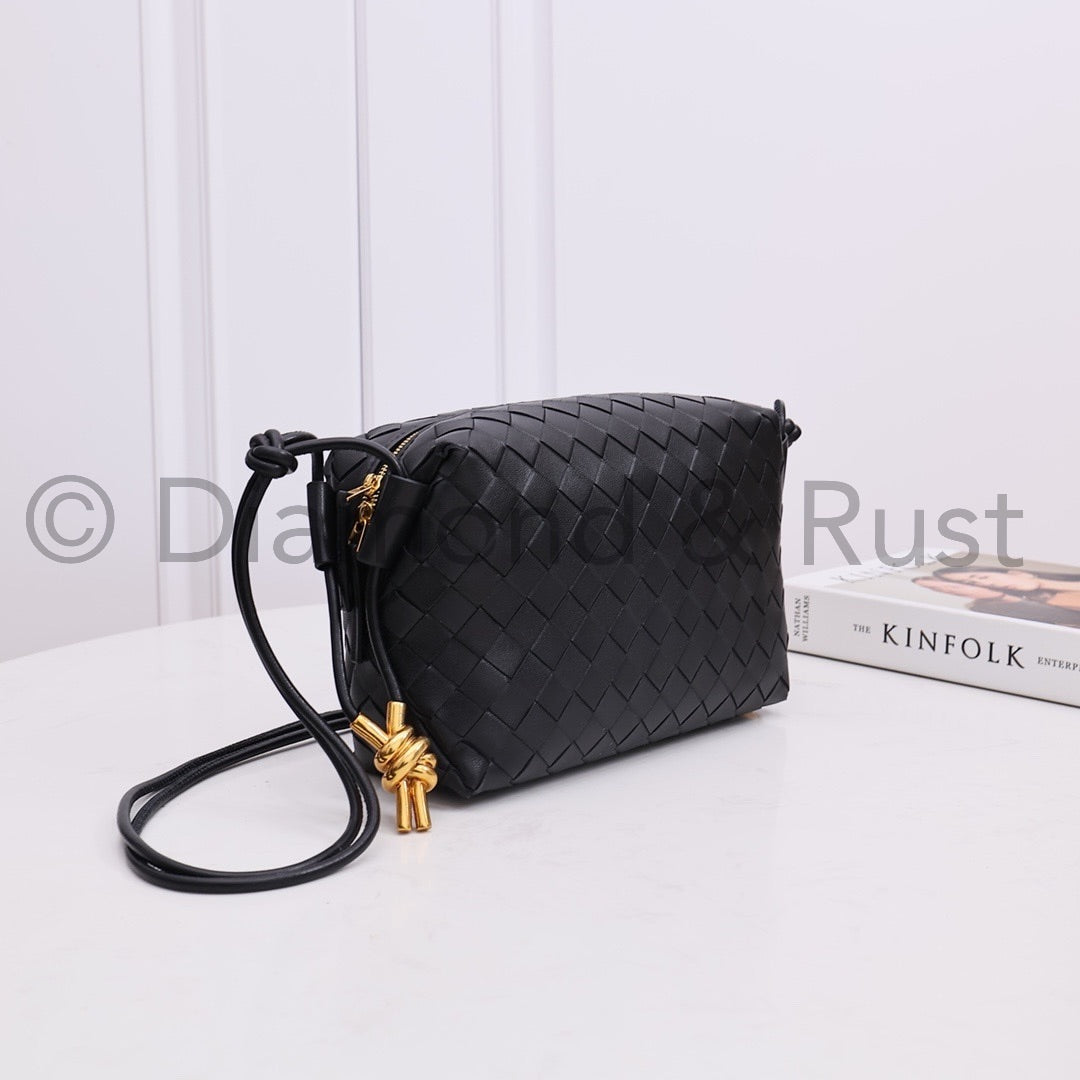 Small Gold Knot Camera Bag #2263-1 Black