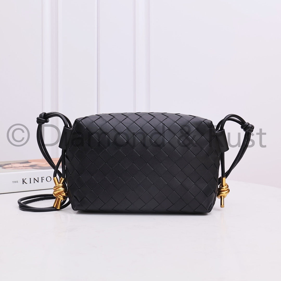 Small Gold Knot Camera Bag #2263-1 Black