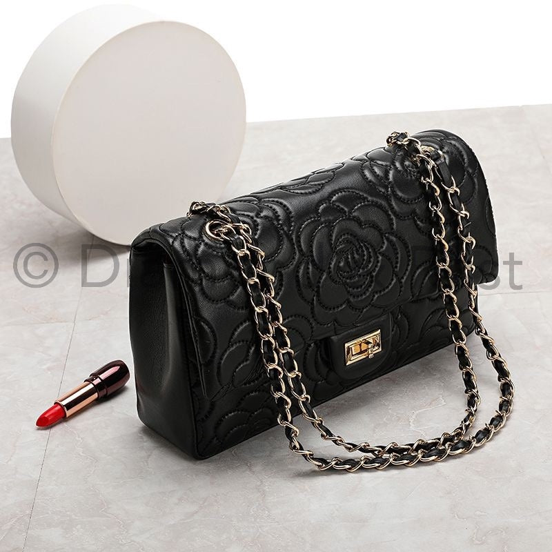 Shoulder Chain Bag 28cm #1113 Camellia