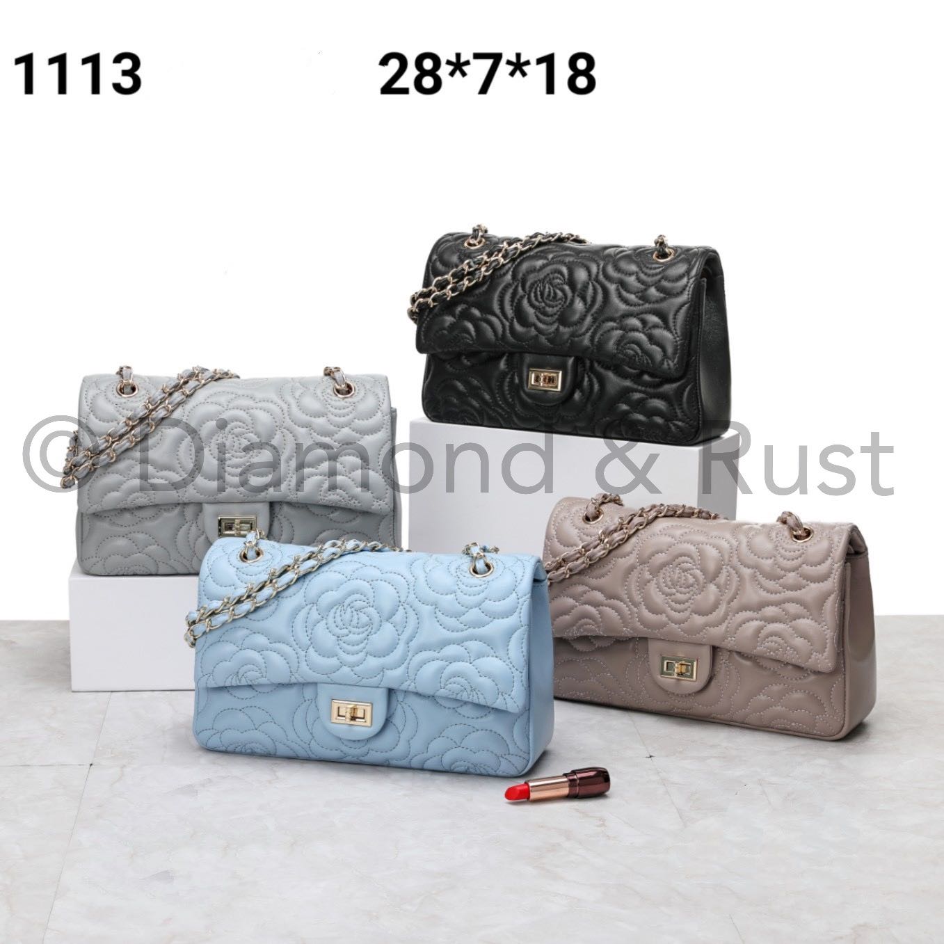 Shoulder Chain Bag 28cm #1113 Camellia