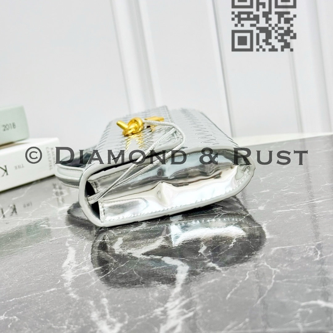 Long Clutch Andiamo Bag #2274 Silver