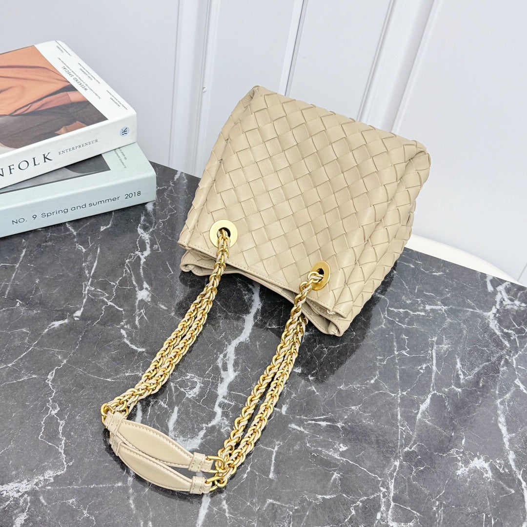Small Parachute Chain Bag #2279 Oat