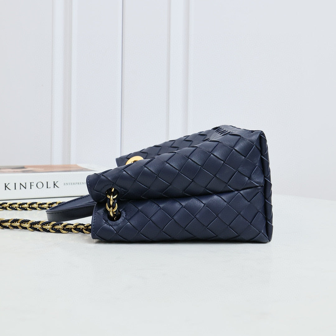 Small Chain Andiamo Bag #2276 Dark Blue