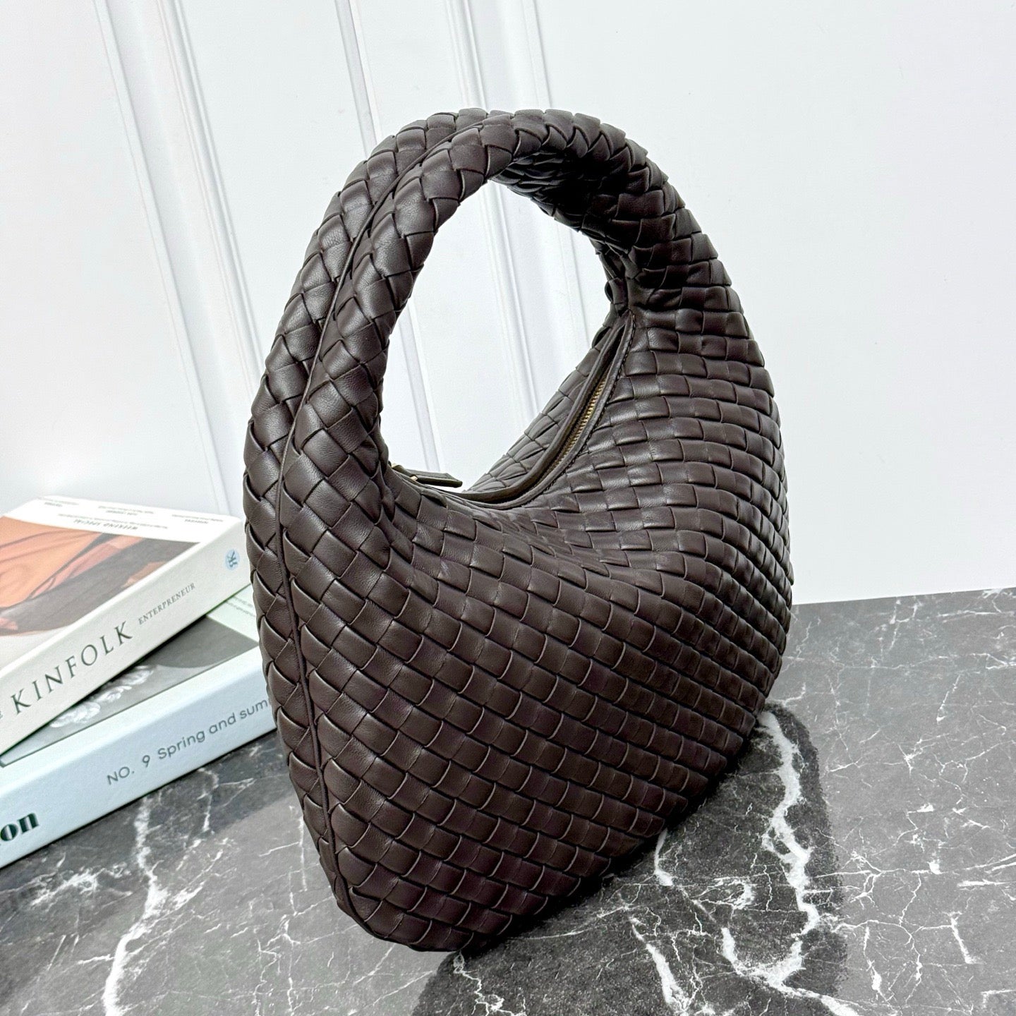 Small Veneta Shoulder Bag #2290 Fondant