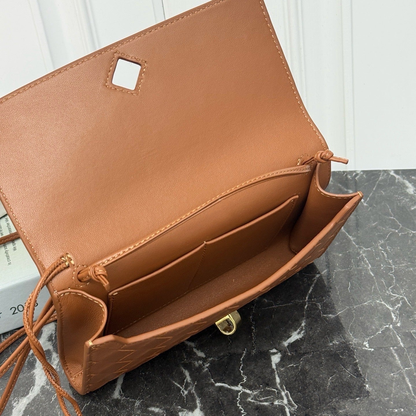 Andiamo Pouch Bag #2285 Roasted Tea