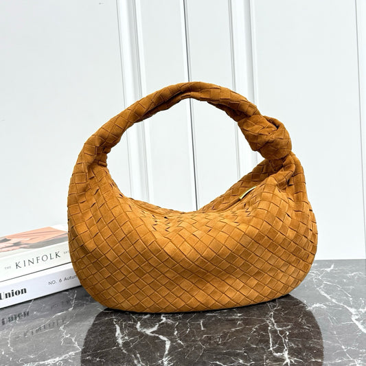 New Large Jodie Shoulder Bag #2287 Amber Suede