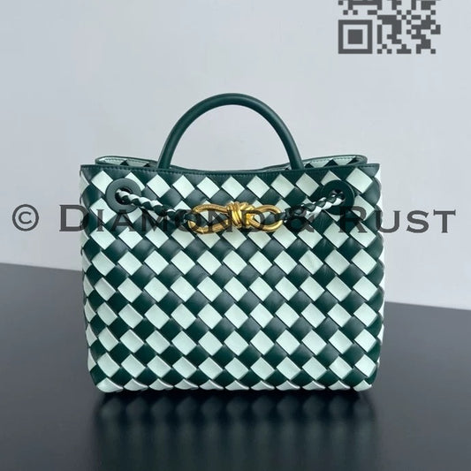 Small Andiamo Bag #2261 Two Tone Green/Icy Blue