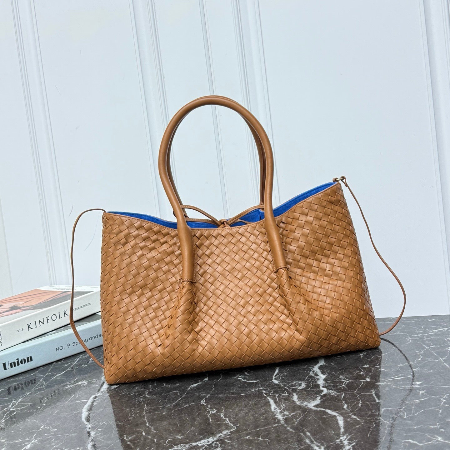 Large Pinacoteca Tote Bag #2281-1 Dual Color Amber