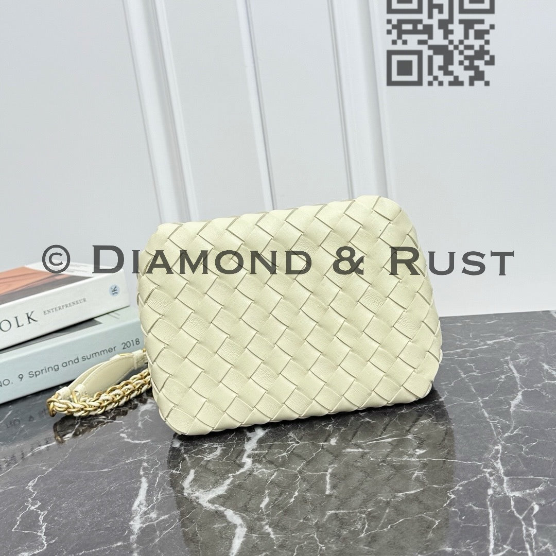 Small Parachute Chain Bag #2279 Sea Salt