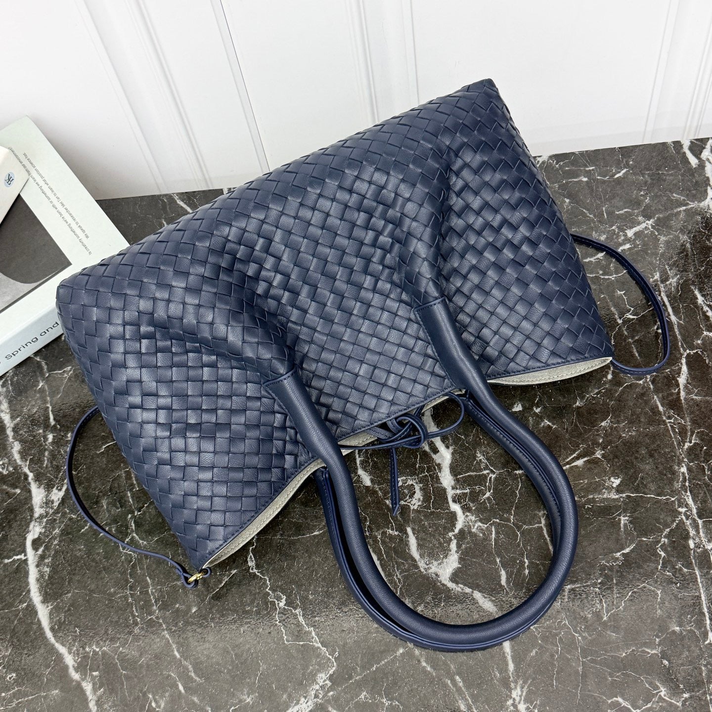 Medium Pinacoteca Tote Bag #2294 Navy