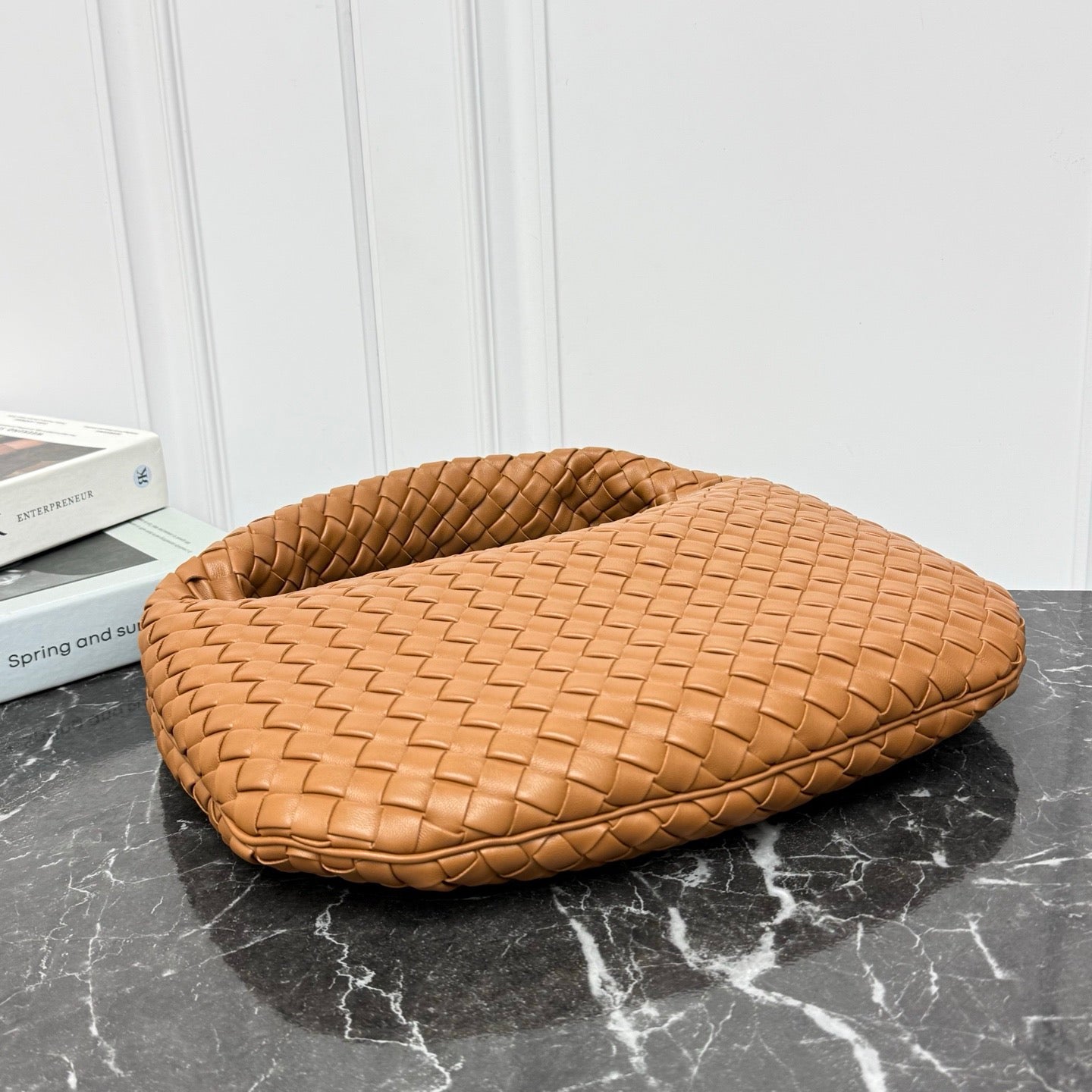 Small Veneta Shoulder Bag #2290 Amber