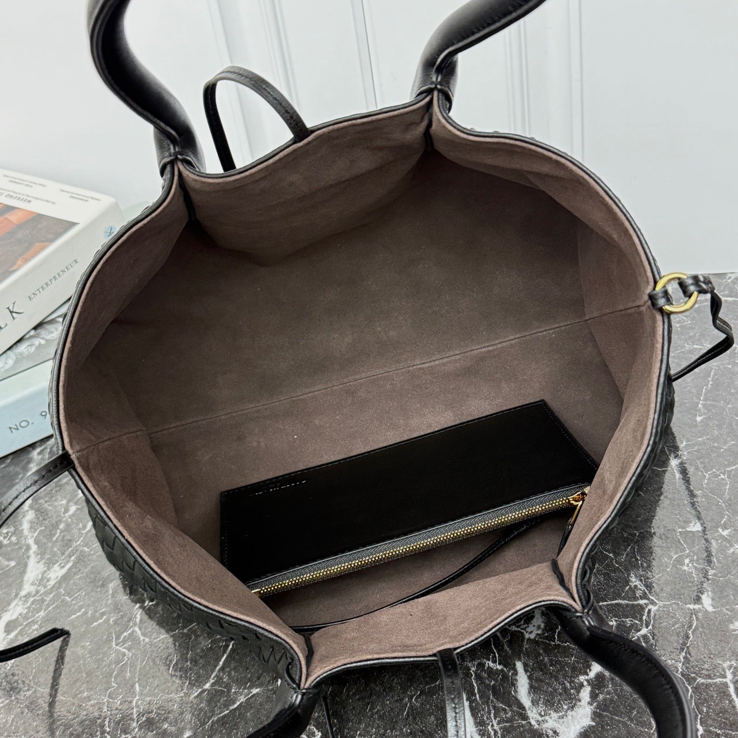 Medium Pinacoteca Tote Bag #2294 Black