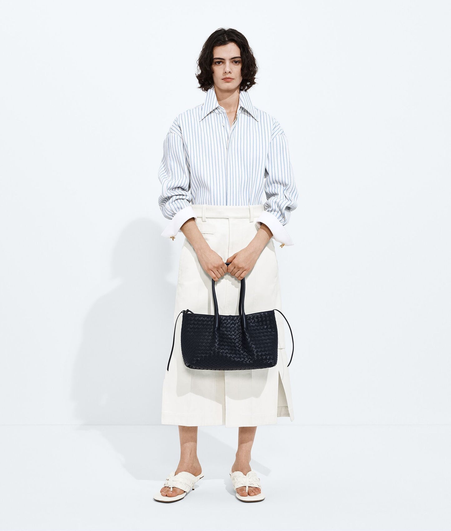 Medium Pinacoteca Tote Bag #2294 Navy