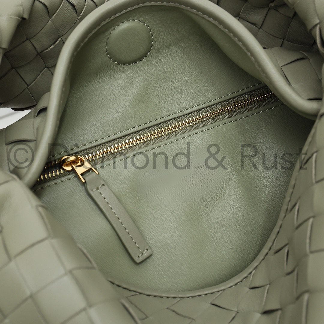 Small Hop Shoulder Bag #2269 Travertine Green