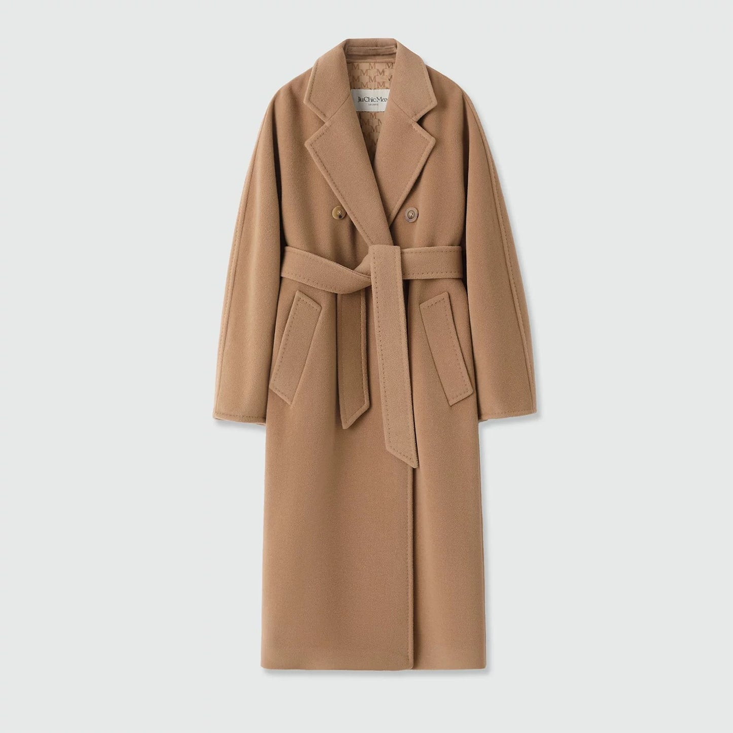 Suri Wool Long Coat #101801 Camel