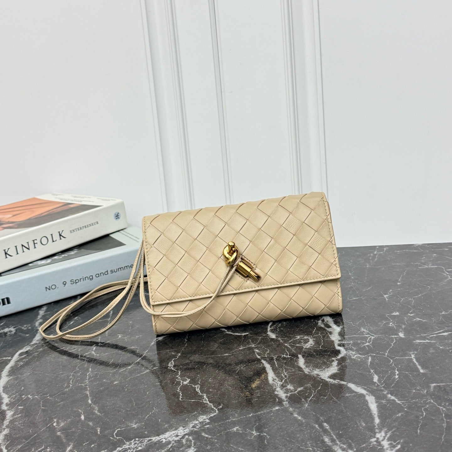 Andiamo Pouch Bag #2285 Black Oat