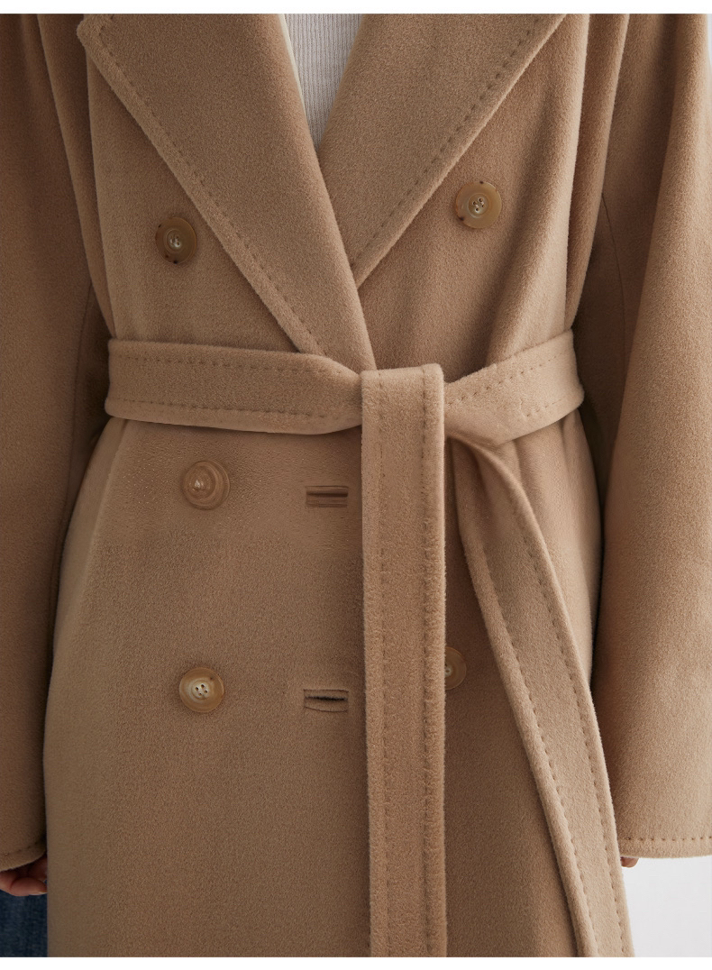 Suri Wool Long Coat #101801 Camel