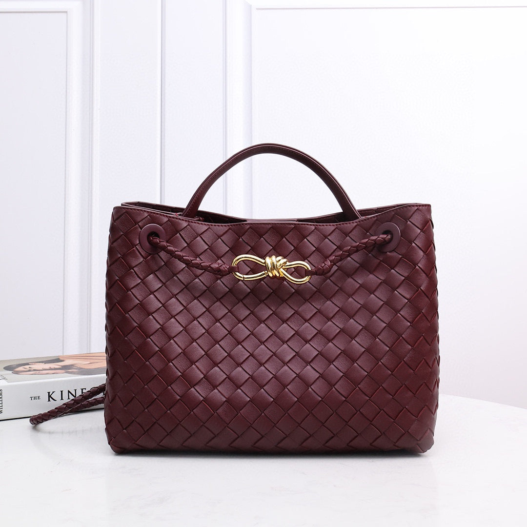 Medium Andiamo Bag #2261-1 Wine Red