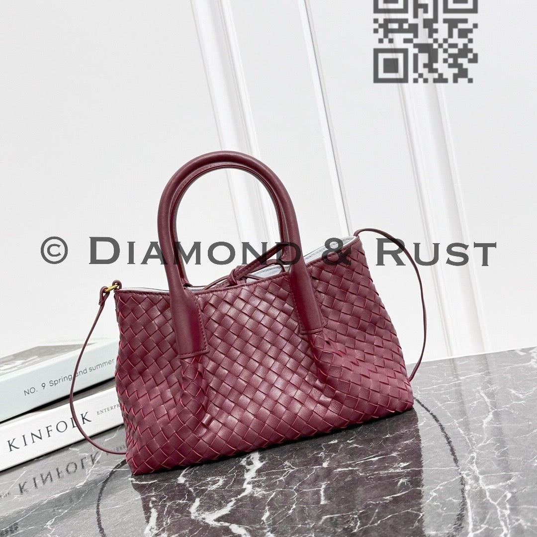 Small Pinacoteca Tote Bag #2281  Wine/Salt
