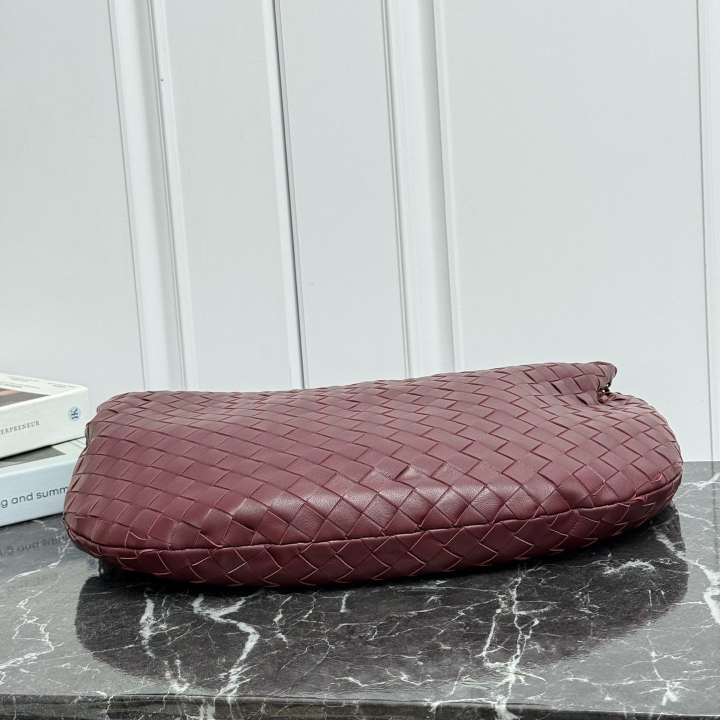 New Large Jodie Round Shoulder Bag #2287 Mahogany