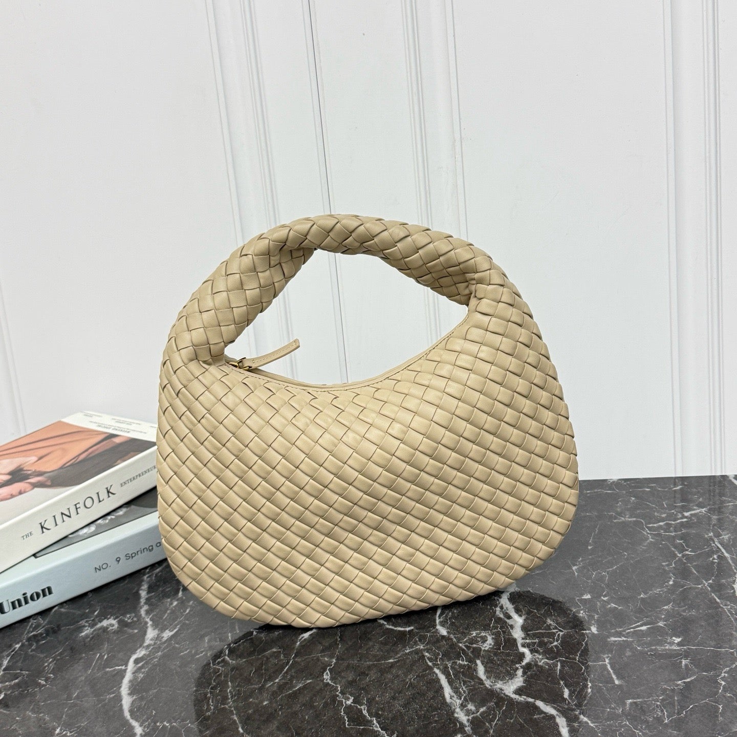 Small Veneta Shoulder Bag #2290 Oat