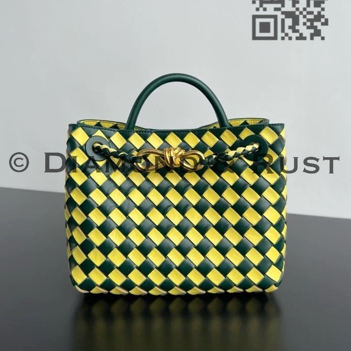 Small Andiamo Bag #2261 Two Tone Green/Yellow