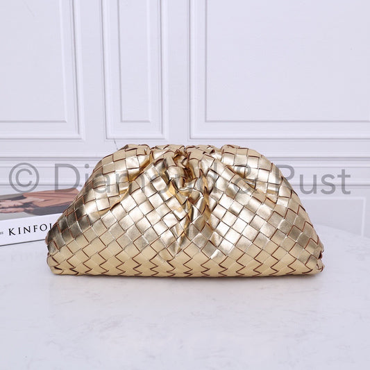 Large Pouch Clutch #9029 Gold