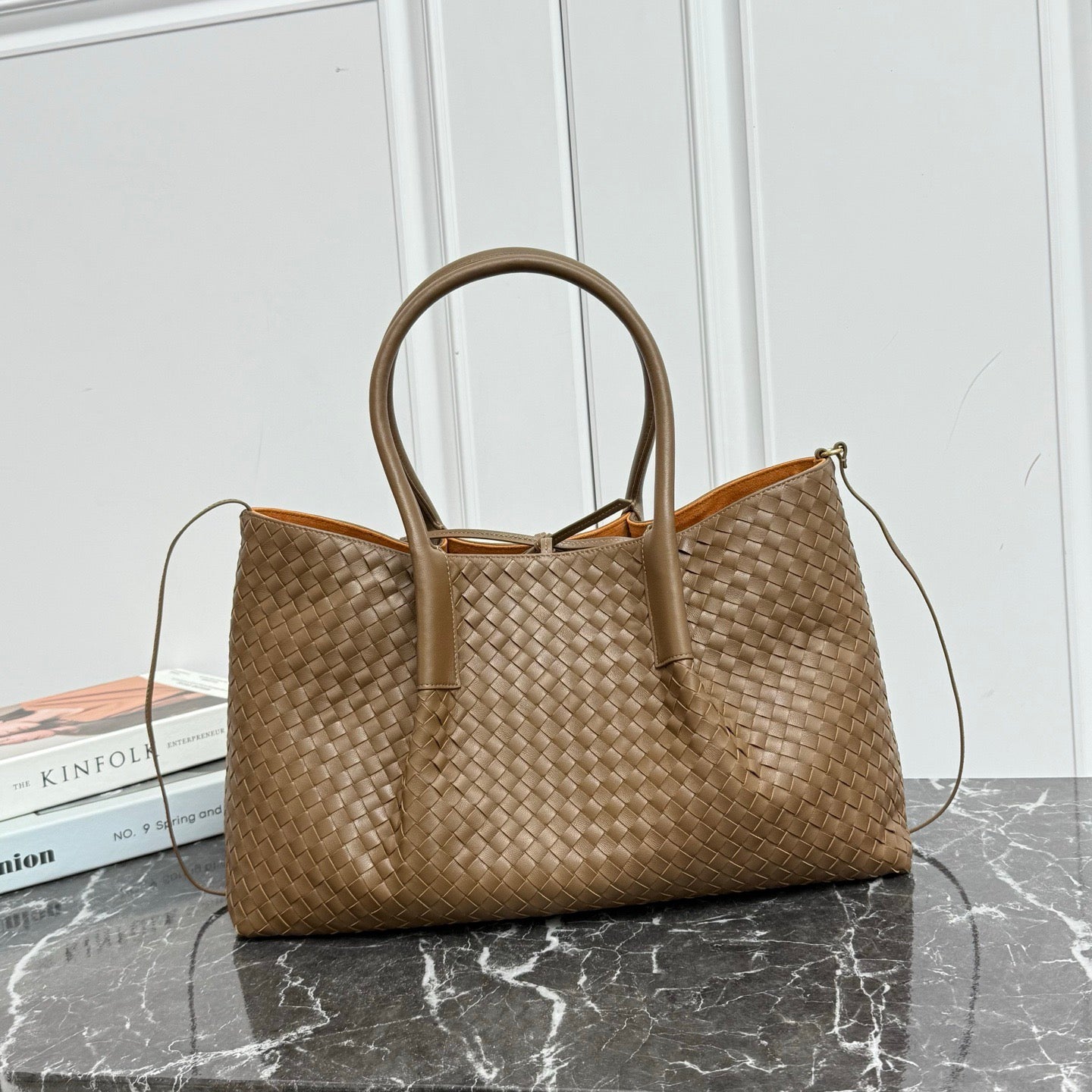 Large Pinacoteca Tote Bag #2281-1 Dual Color Acorn