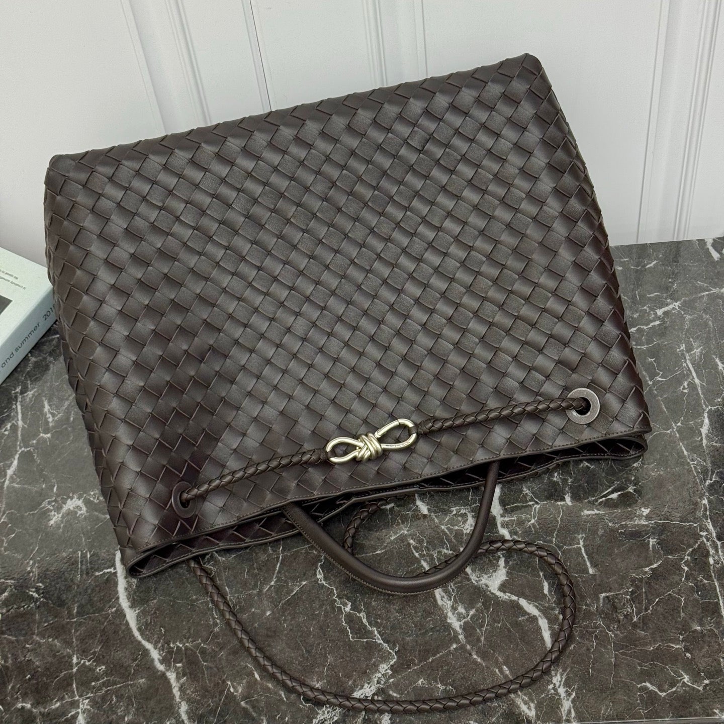 Large Andiamo Bag #2277 Fondant-Silver
