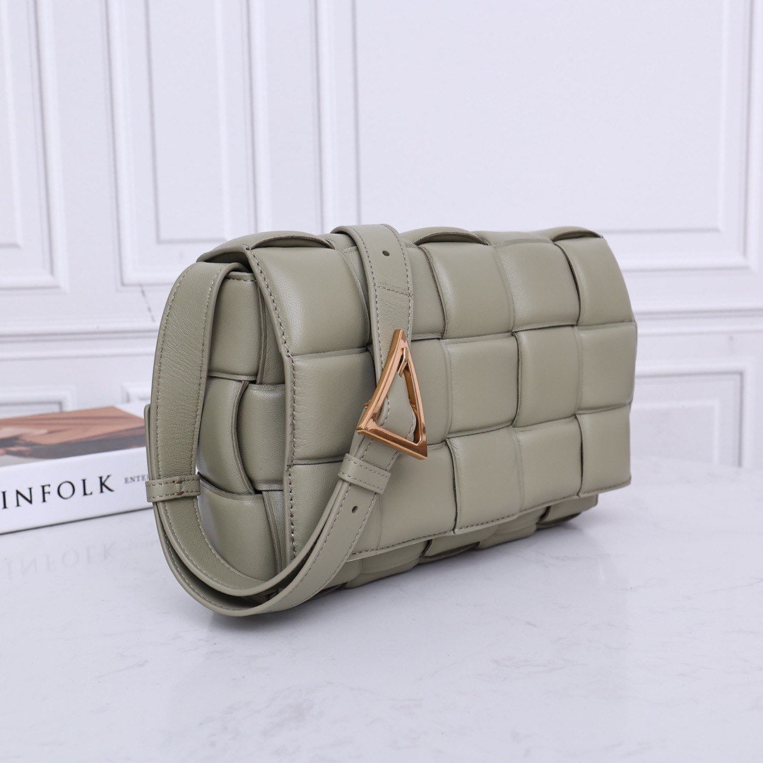 Padded Cassette Bag #6630A Travertine Green-ST