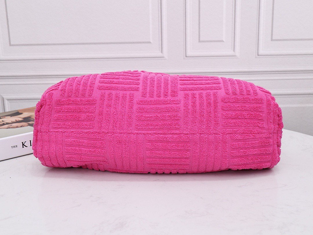 Large Towel Pouch Clutch  #9028 Pink -ST