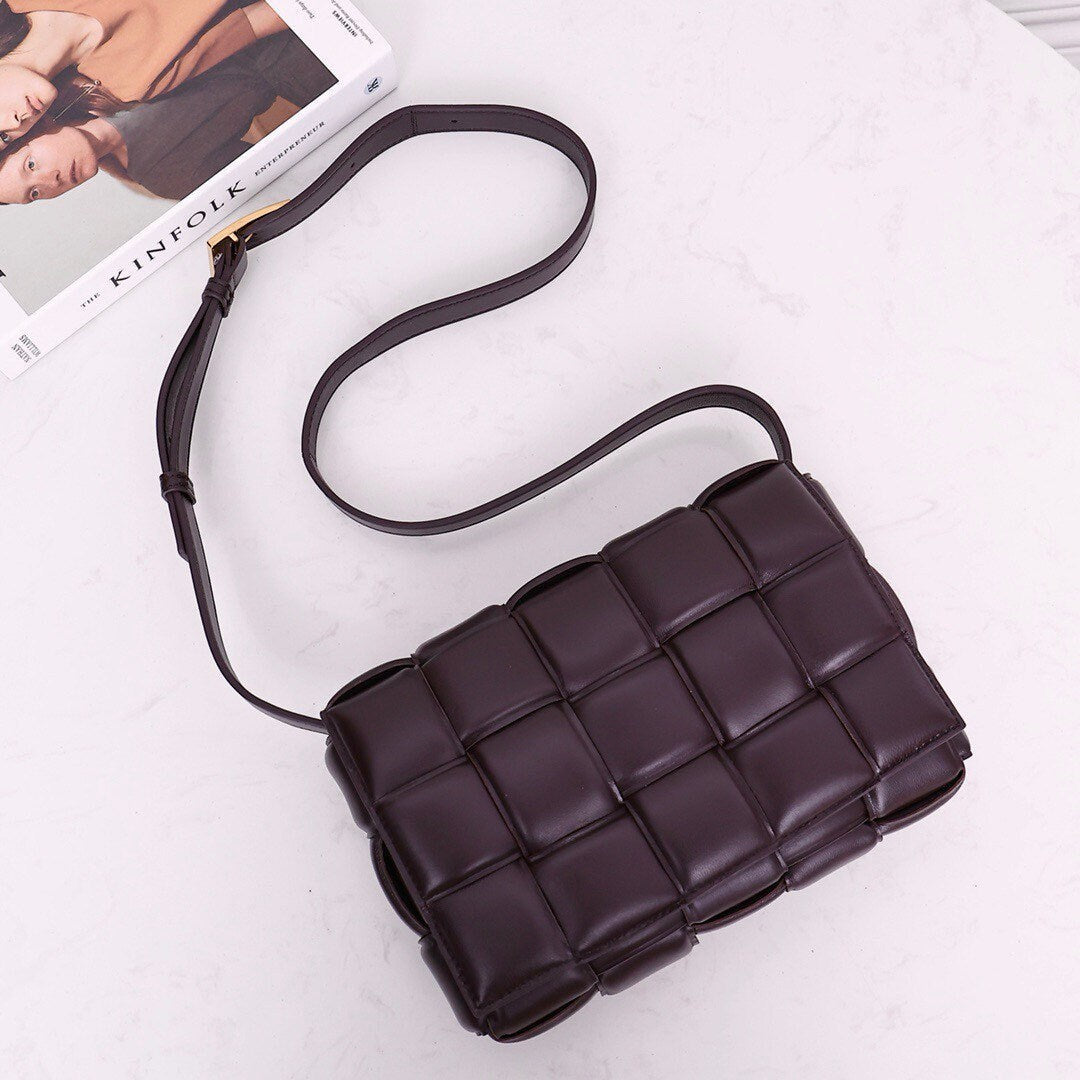 Padded Cassette Bag #6630A Chocolate-ST