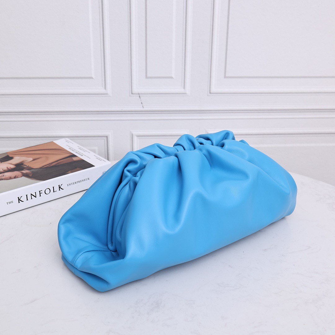 Large Pouch Clutch #9028 Pool Blue-Clearance