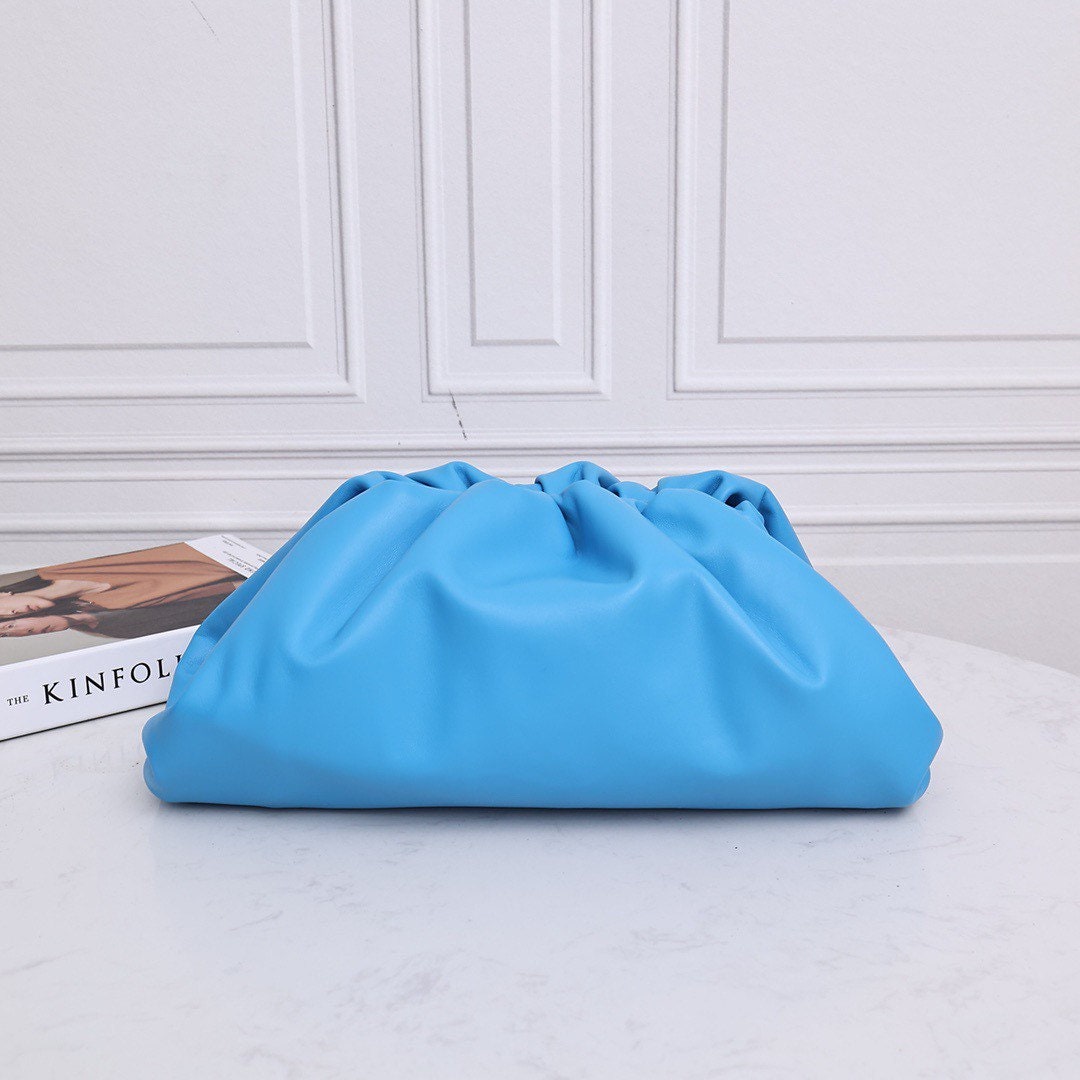 Large Pouch Clutch #9028 Pool Blue-Clearance