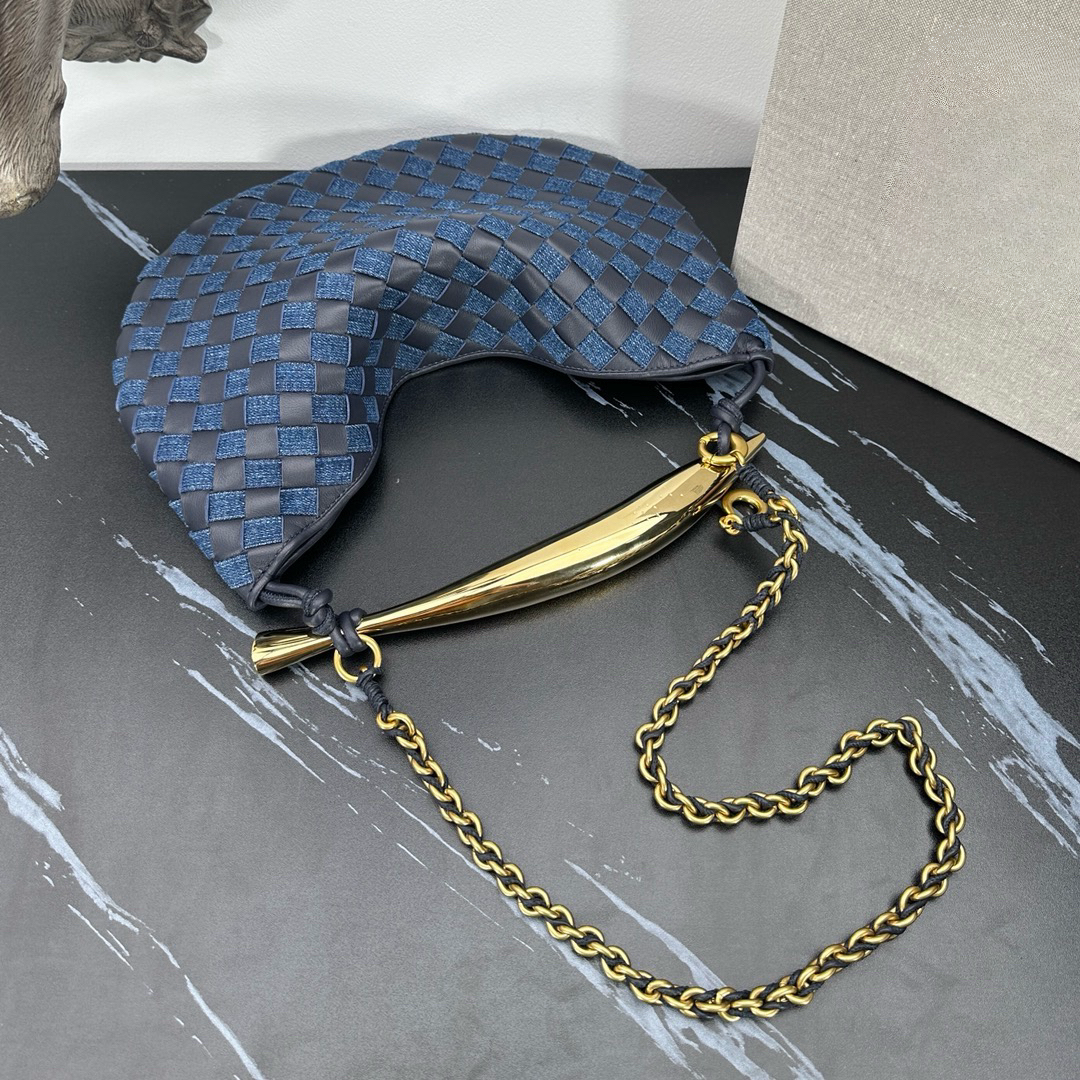 Chain Sardine Bag 33cm #2275 Denim Blue