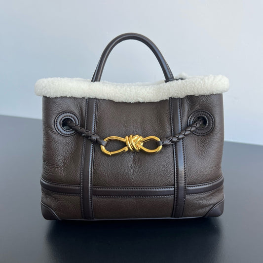 Small Andiamo Bag #2261 Brown Double Face